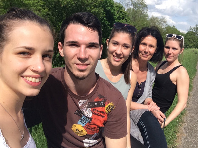 Gudrun Liebhart und ihre Familie